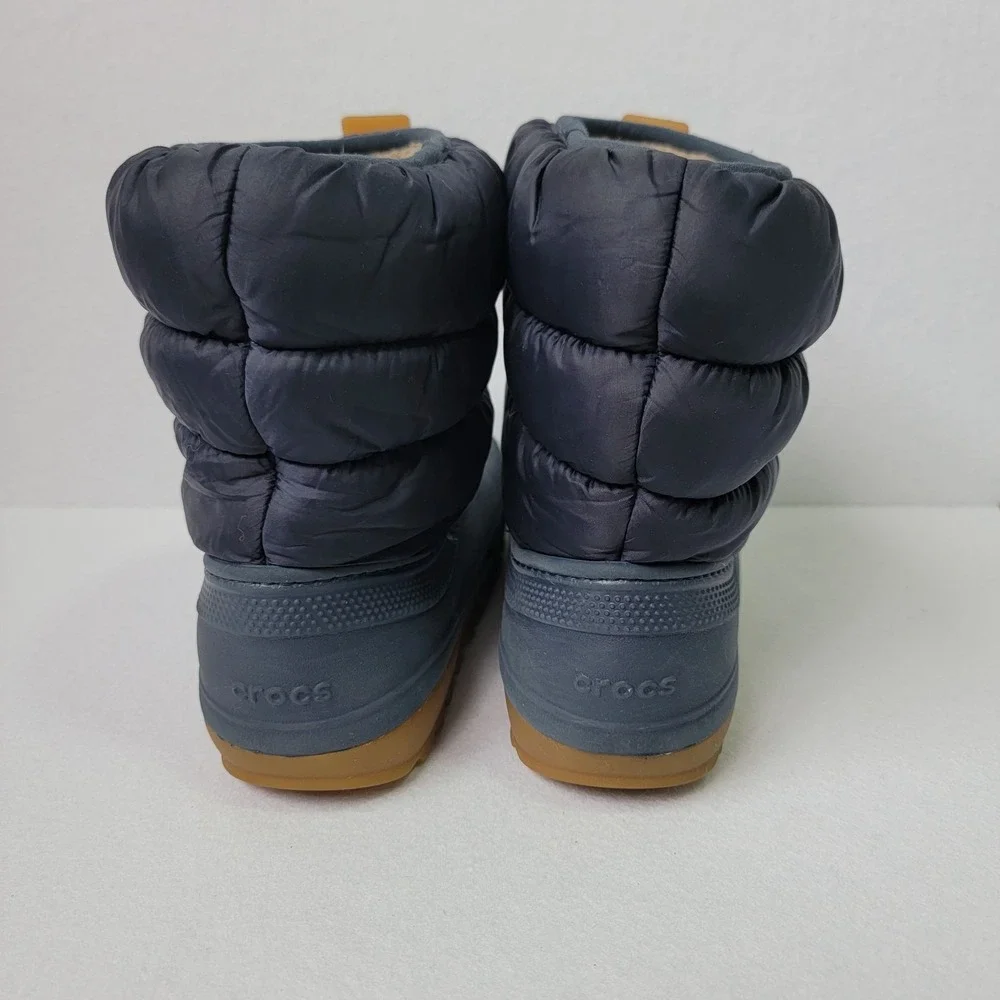 CROCS CLASSIC NEO PUFF WINTER SNOW RAIN INSULATED BOOT Size 1j Puffer Jibbets